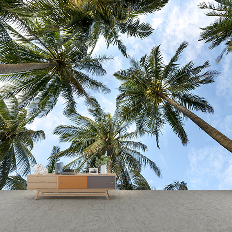 Photography Wall Mural Tropical Plant Leaf Pattern Living Room Wall Mural