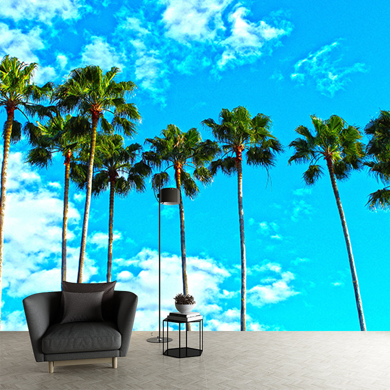 Photography Wall Mural Tropical Plant Leaf Pattern Living Room Wall Mural