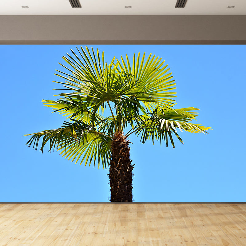 Vintage Wall Mural Tropical Plant Leaf Pattern Living Room Wall Mural