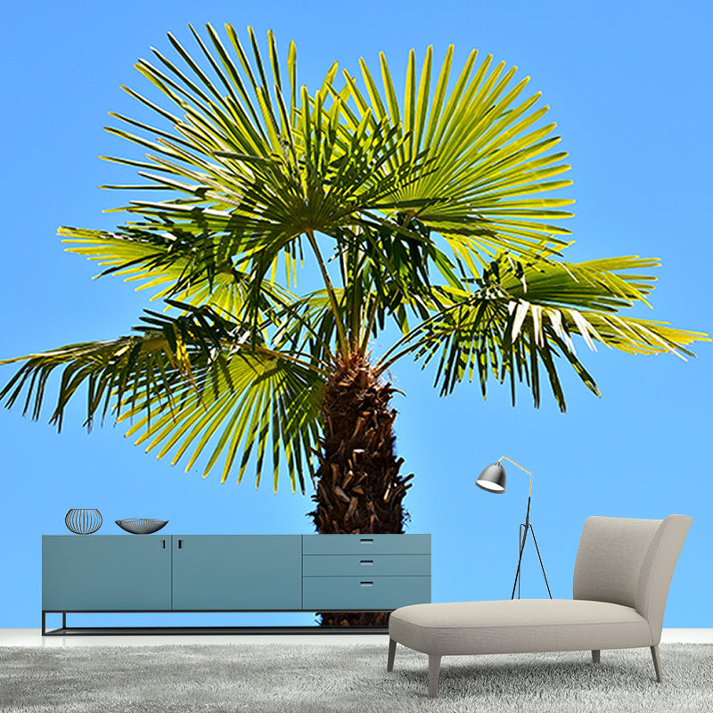 Vintage Wall Mural Tropical Plant Leaf Pattern Living Room Wall Mural