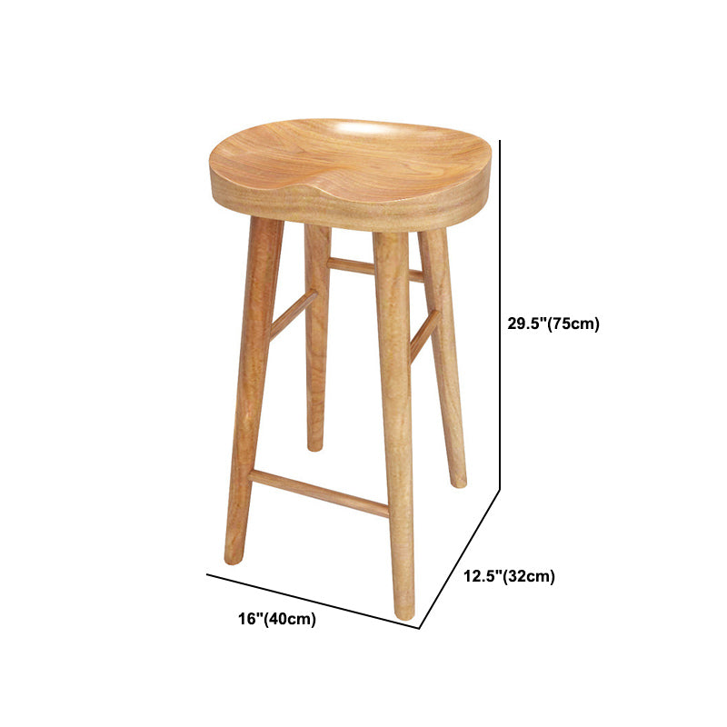 1/4 Piece Solid Wood Pub Set Modern Natural Home Bar Table Set
