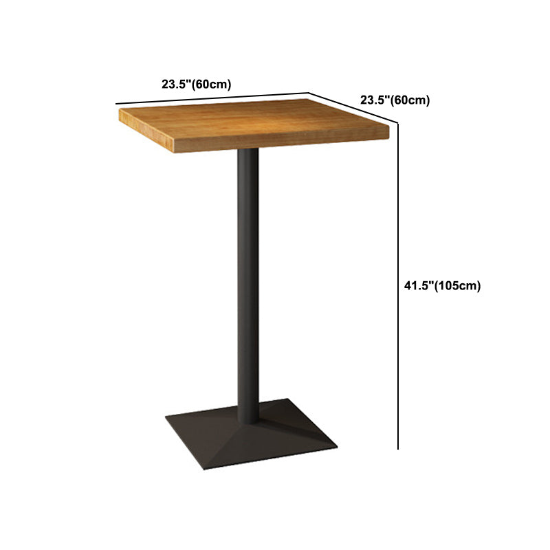 1/2/3/5 Piece Industrial Bar Set Matte Finish Solid Wood Pub Dining Set