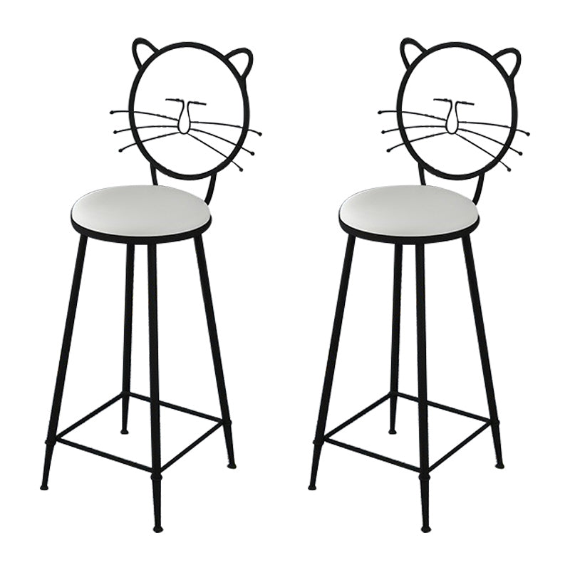 Modern 1/4 Pieces Bar Table Set Rectangle Stone Counter Table with Backrest Stools