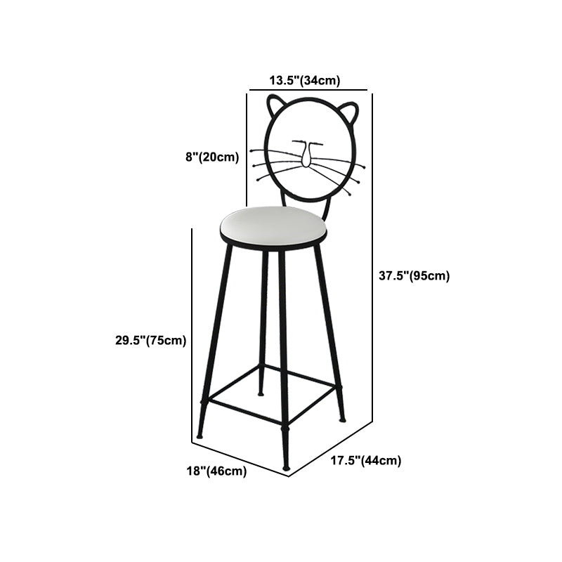 Modern 1/4 Pieces Bar Table Set Rectangle Stone Counter Table with Backrest Stools