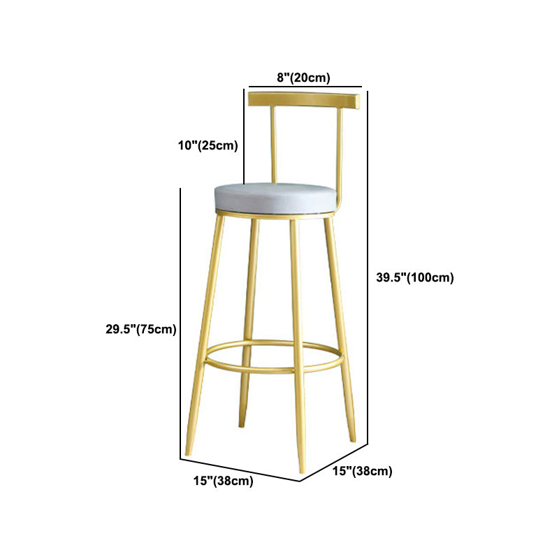 Glam Style 1/3 Pieces Artificial Marble Bar Table Set Fixed Table Counter Set