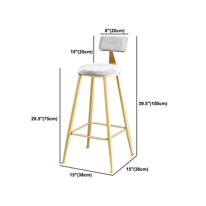 Glam Style 1/3 Pieces Artificial Marble Bar Table Set Fixed Table Counter Set