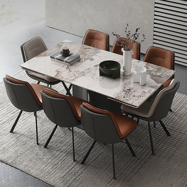 Modern Expandable Dining Table Furniture 1/2/5/6/7 Pieces Home Dining Room Set