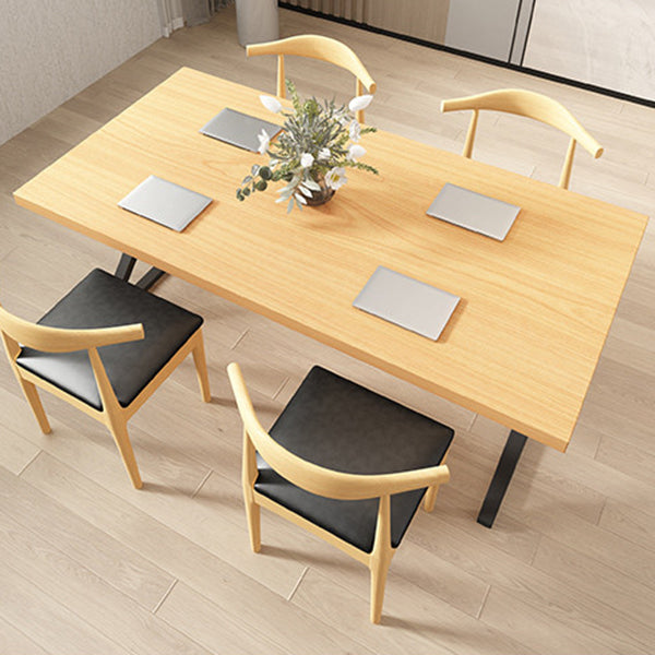 Industrial Pine Dining Room Set 1/4/5 Pieces Rectangle Dining Table Set