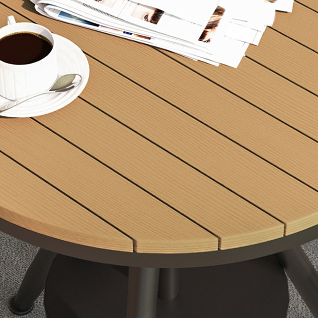 Modern 1/2/3 Pieces Dining Set Round Wood Dining Table for Balcony