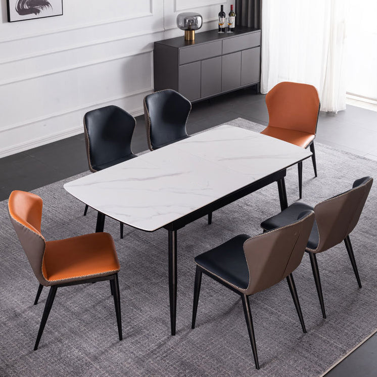 Stone Rectangle Dining Table with Leaf Furniture for Restaurant