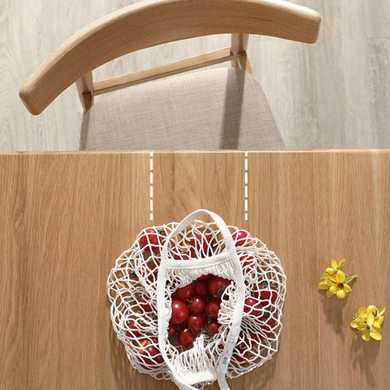 Modern Table with Solid Wood Rectangle Dining Table for Kitchen