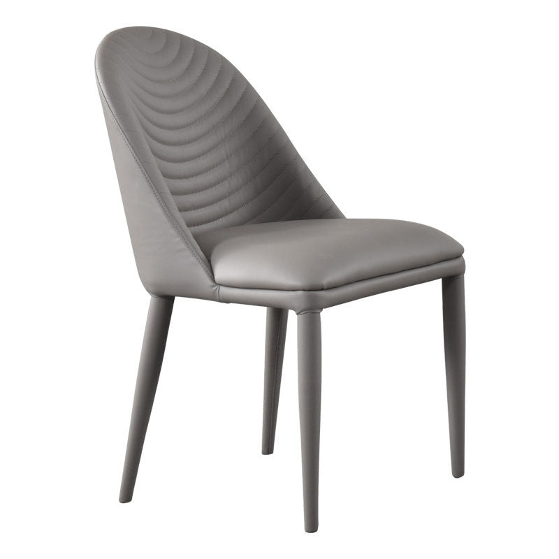 Leather Parsons Chair Modern Furniture in Matte Finish for Indoor