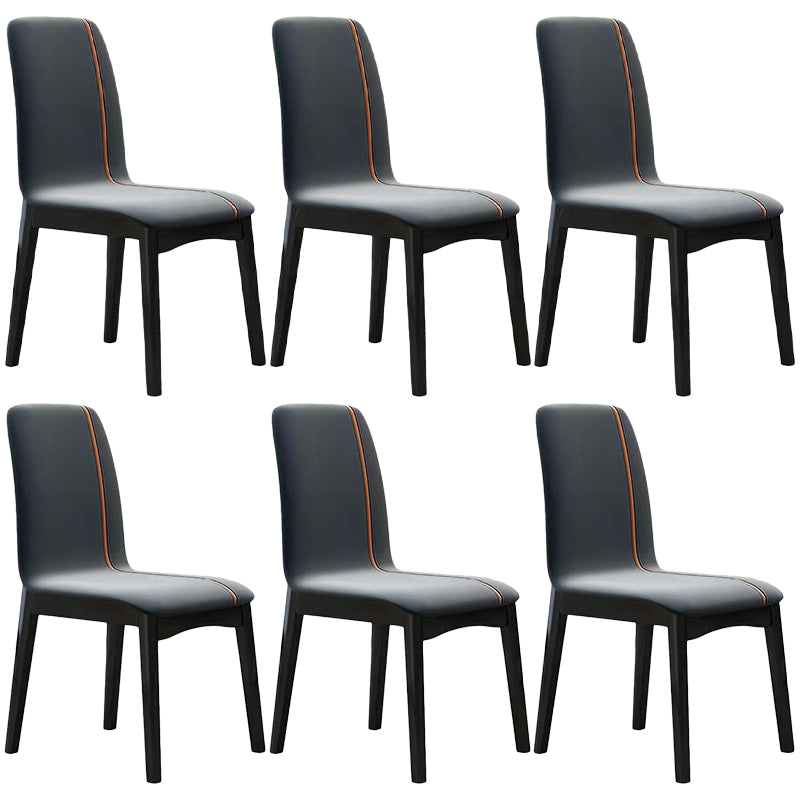 Contemporary Parsons Chair Upholstered Furniture in Matte Finish for Home