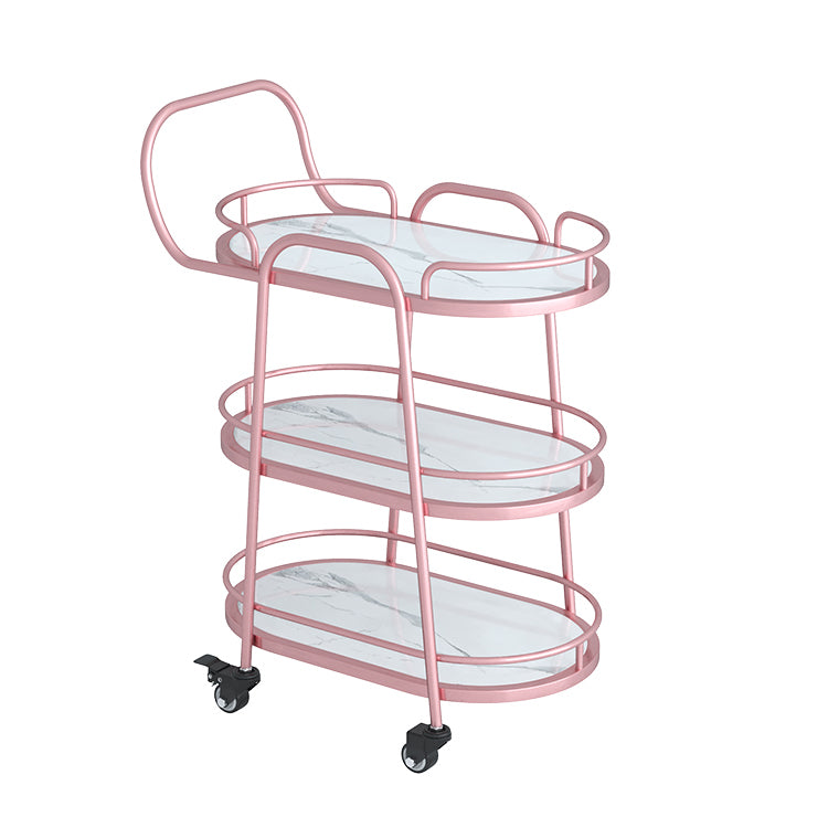 33.46"H Modern Prep Table Open Storage Metal Prep Table for Dining Room