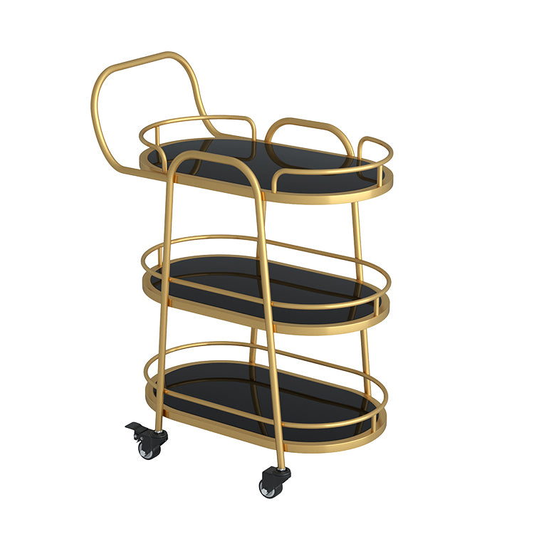 33.46"H Modern Prep Table Open Storage Metal Prep Table for Dining Room