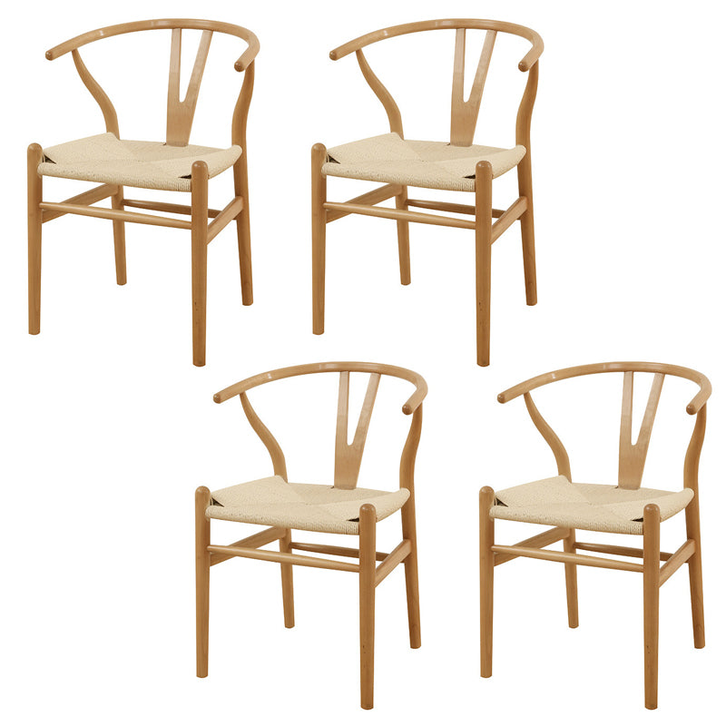 Modern Pine Dining Set 1/4/5/7 Pieces Rectangle Dining Table with Chairs
