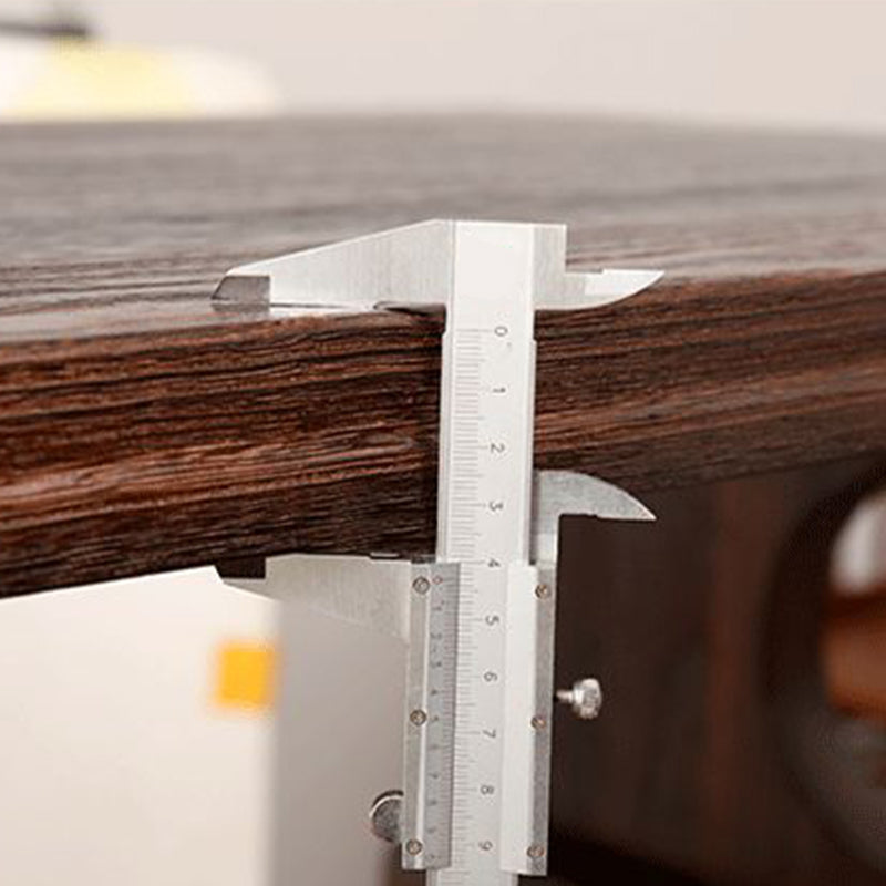 Natural/Brown Rectangular Coffee Table 11.81" High Wooden Cocktail Table