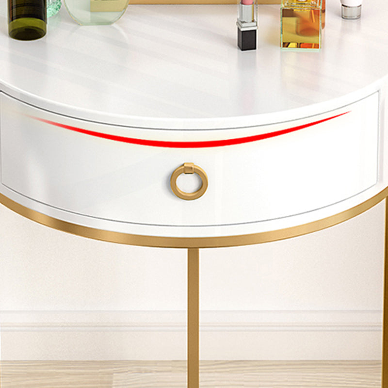 White/Green Makeup Vanity Dressing Table With Drawer 19.68" W x 29.52" H