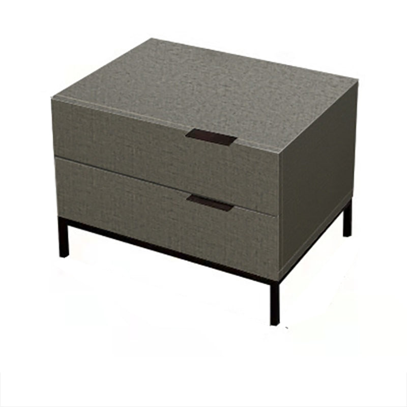 Modern Style Metal Iron Material Multi-color Choice Square Black Cabinet Foot Nightstand