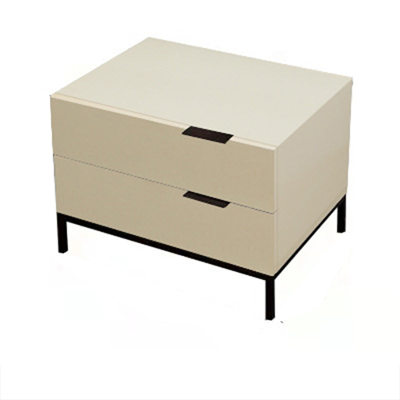 Modern Style Metal Iron Material Multi-color Choice Square Black Cabinet Foot Nightstand