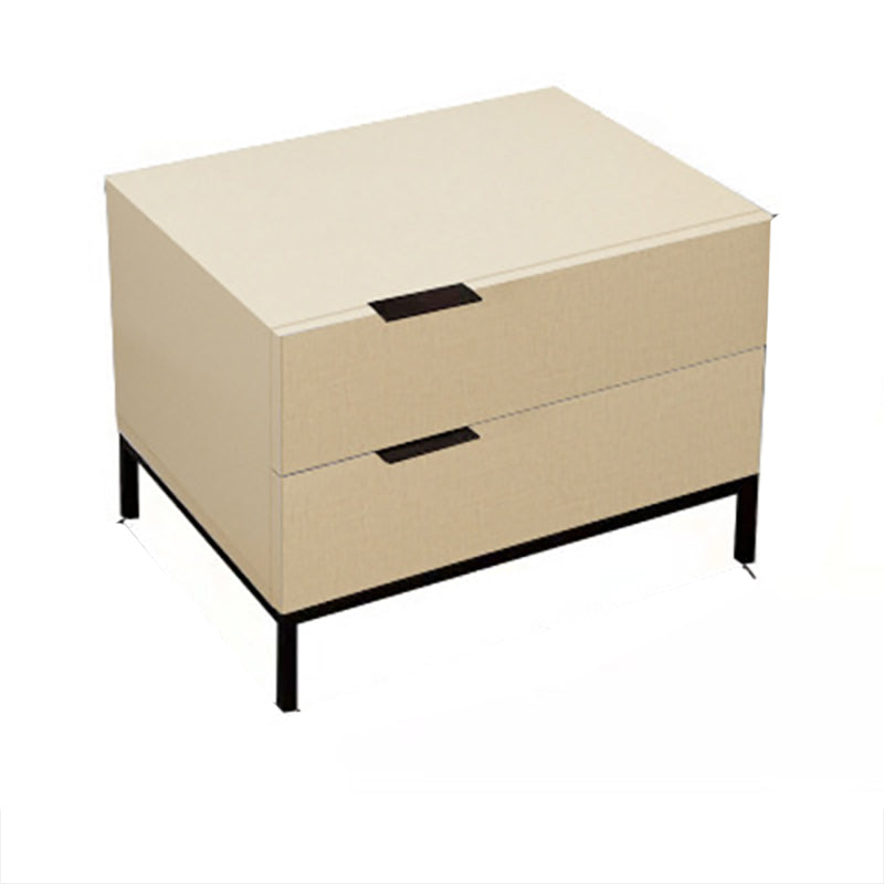 Modern Style Metal Iron Material Multi-color Choice Square Black Cabinet Foot Nightstand