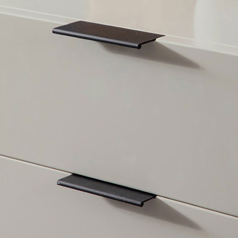 Modern Style Metal Iron Material Multi-color Choice Square Black Cabinet Foot Nightstand