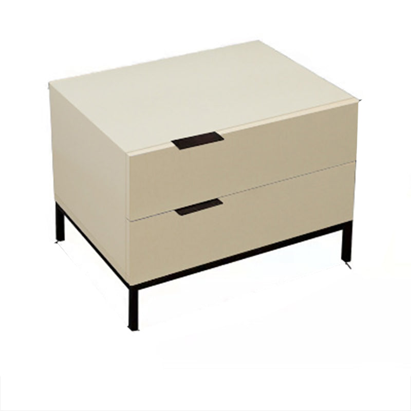 Modern Style Metal Iron Material Multi-color Choice Square Black Cabinet Foot Nightstand