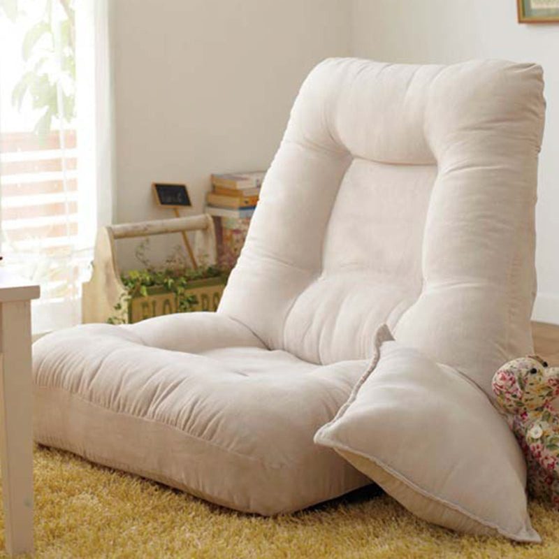 Fabric Convertible Chair 25.5" L x 25.5" W x 25.5" H Armless Chair for Living Room