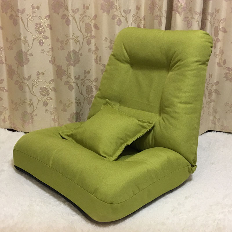 Fabric Convertible Chair 25.5" L x 25.5" W x 25.5" H Armless Chair for Living Room