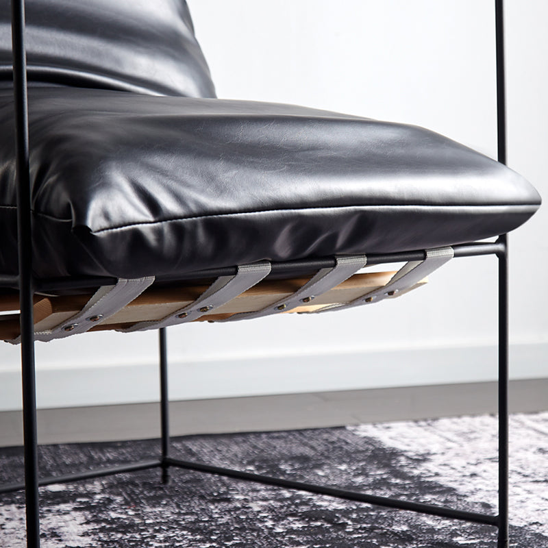 Arm Chair 26.77" L x 26.77" W x 26.77" H Accent Armchair with Pillow Back