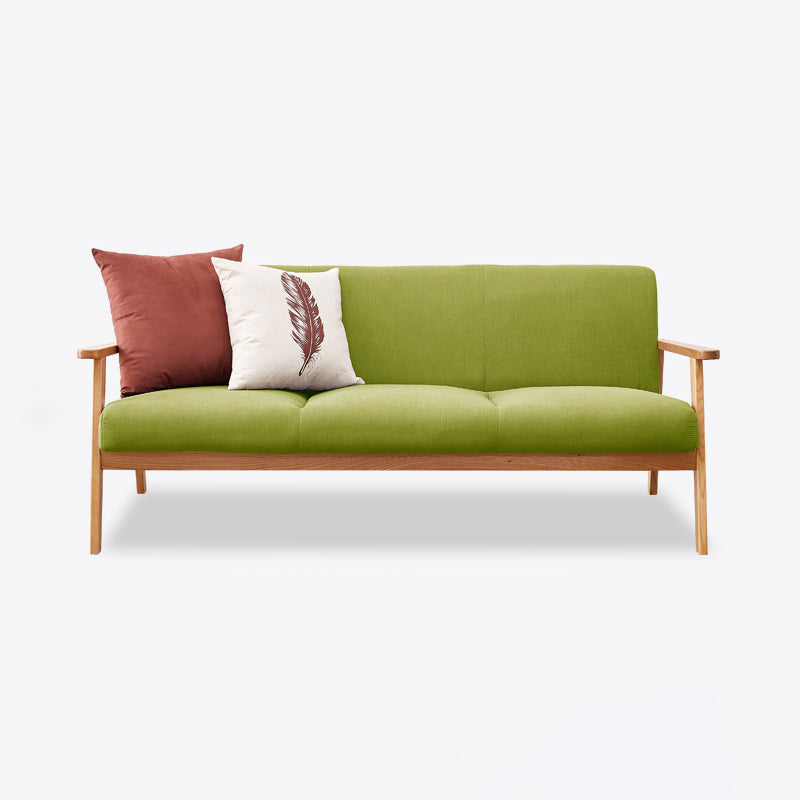 Modern Faux Leather Sofa Set Standard Tight Back Settee Couch