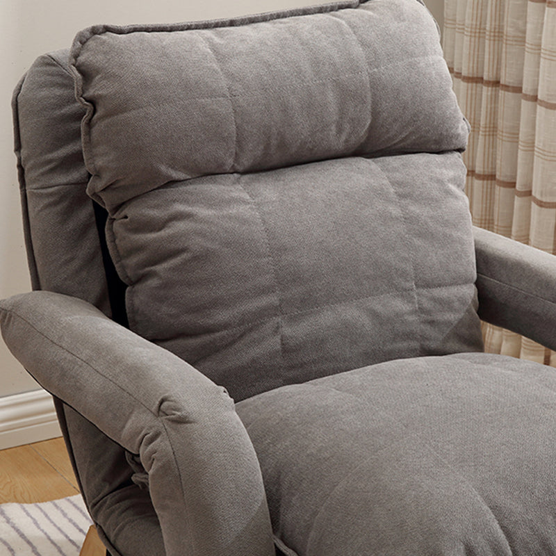 23.62" Wide x 27.95" Deep Convertible Chair with Basic Four Legs and Biscuit Back