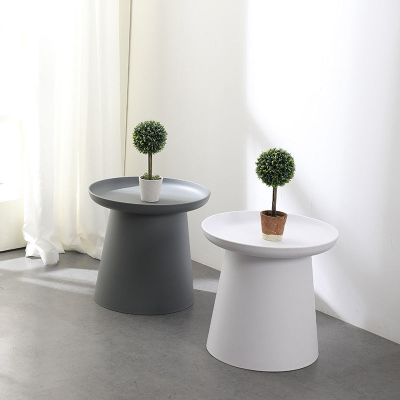 Pedestal Base Plastic Base Design Plastic Table Top Round Side Table