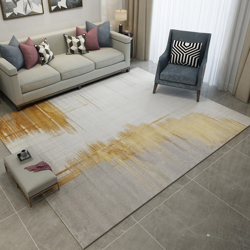 Modern Carpet Abstract Pattern Area Rug Stain Resistant Rug for Sitting Room