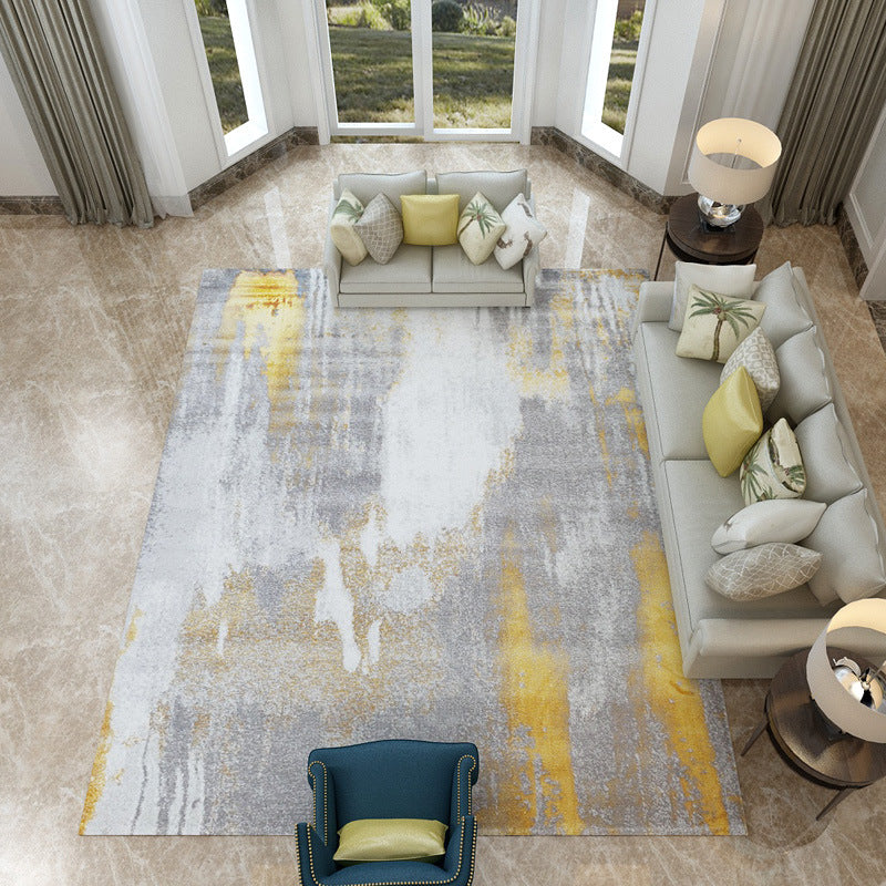 Modern Carpet Abstract Pattern Area Rug Stain Resistant Rug for Sitting Room