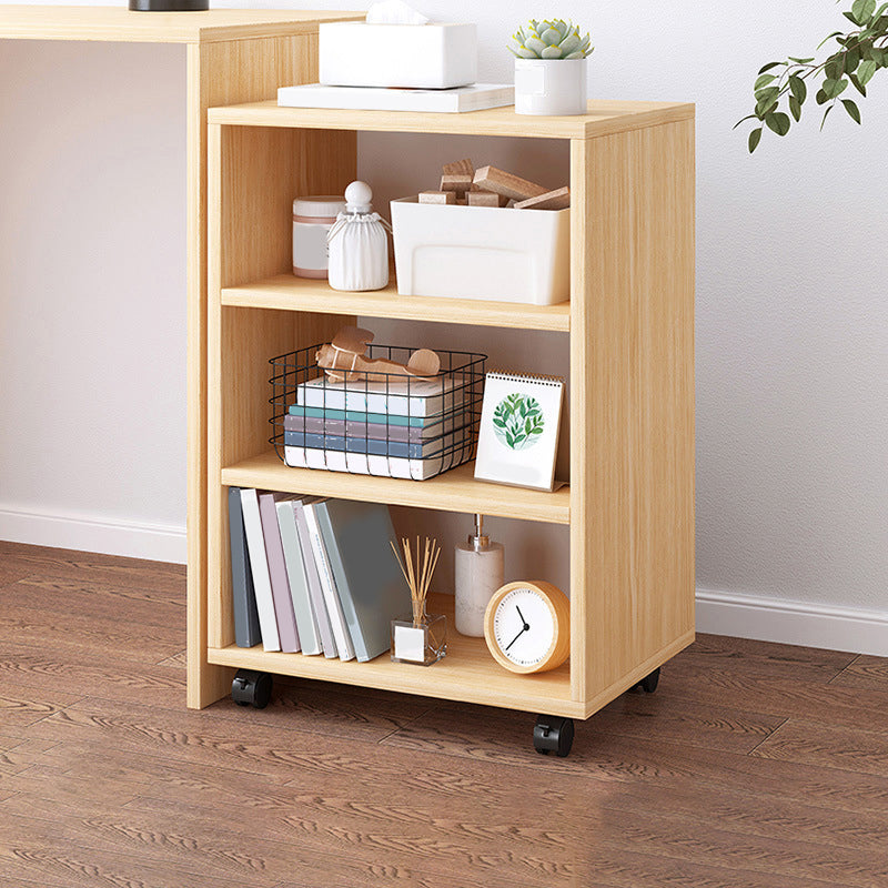 Modern Wooden Night Stand 18.8"/26.7" Tall Nightstand with Shelves