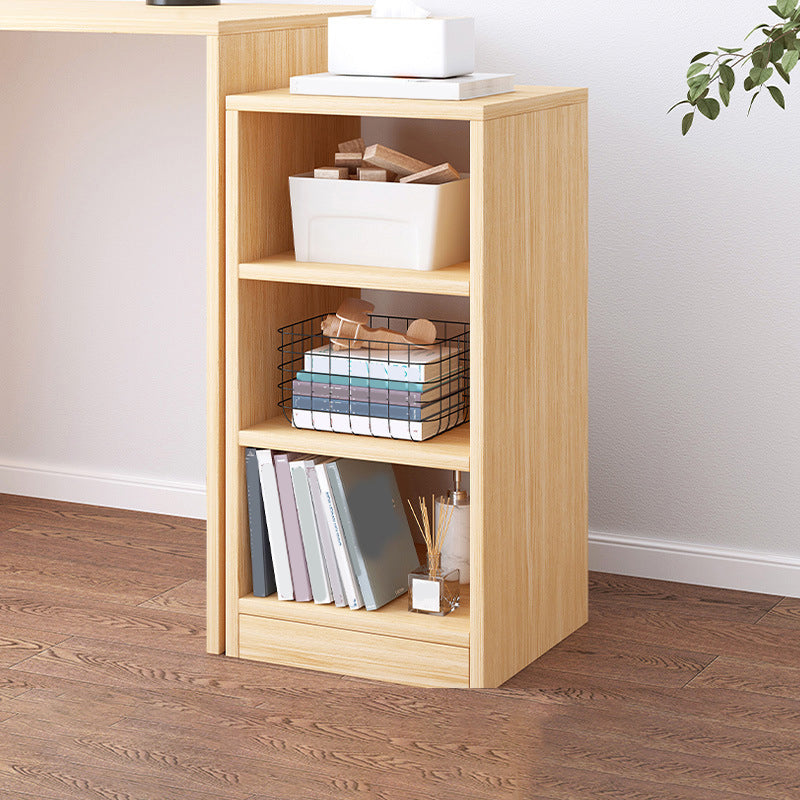 Modern Wooden Night Stand 18.8"/26.7" Tall Nightstand with Shelves