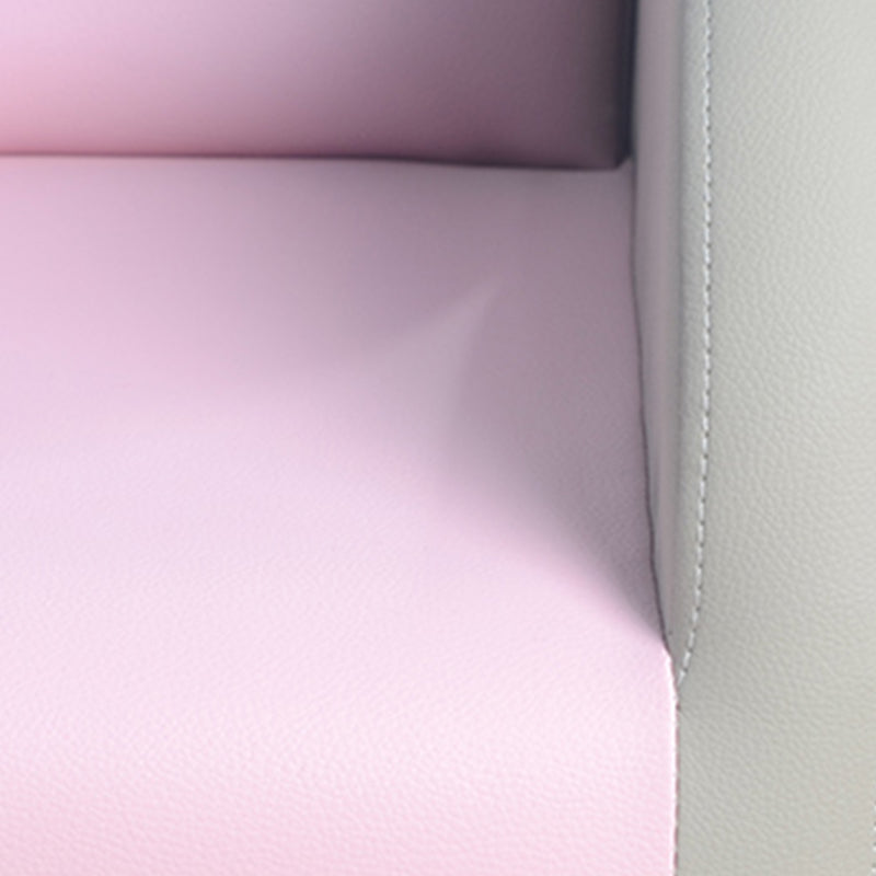 Modern Leather Tight Back Rolled Arm Sofa Couch for Children