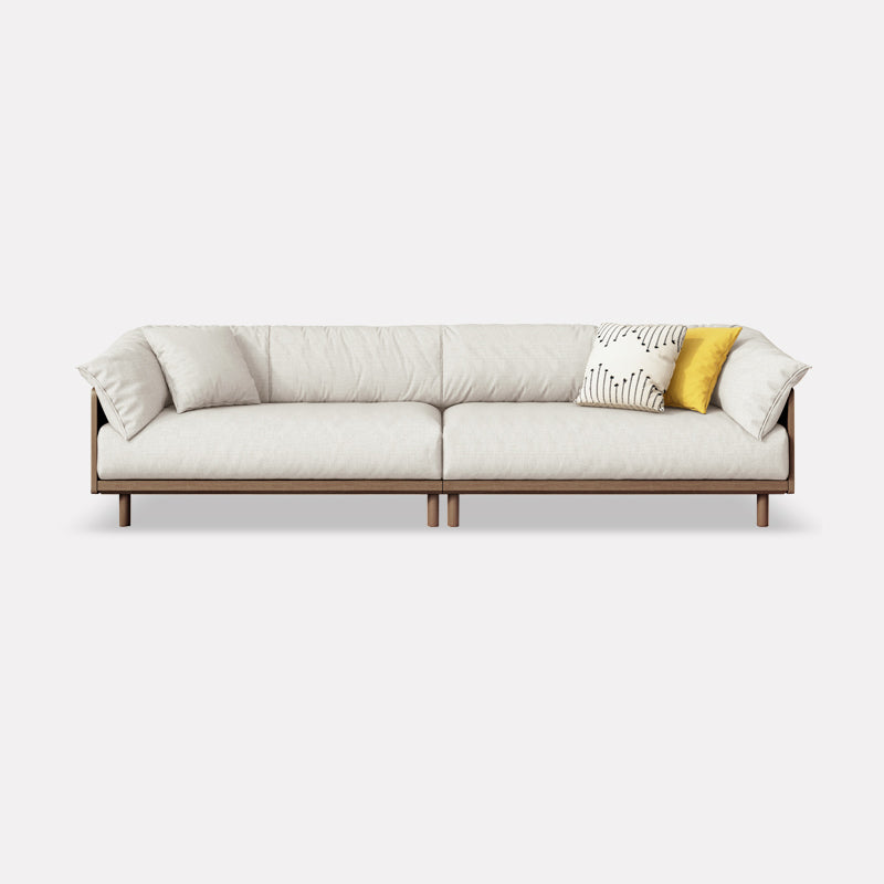 Stationary Cotton Living Room Pillow Top Arm Standard Cushions Seating