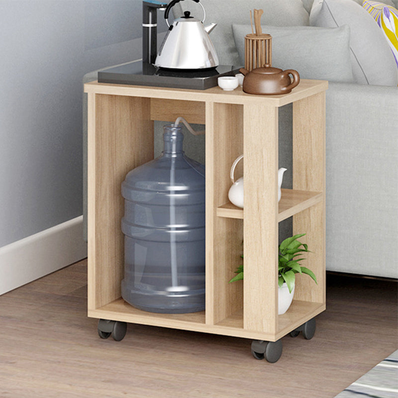 Transitional Rectangular End Table Removable Sofa Side Table with Storage