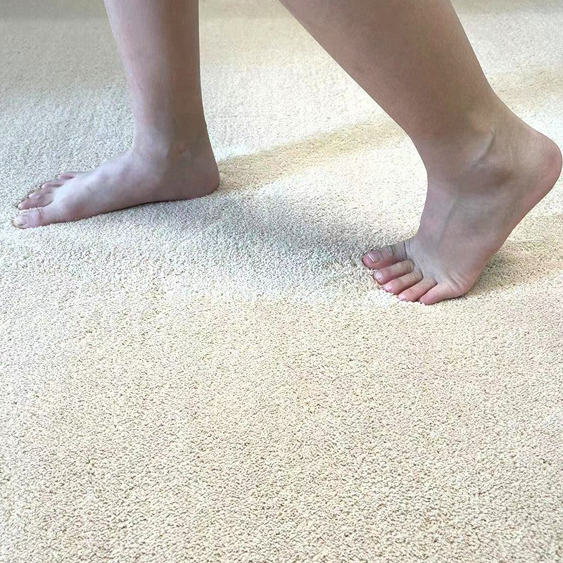 Pink Casual Rug Polyester Solid Color Rug Stain Resistant Rug for Living Room