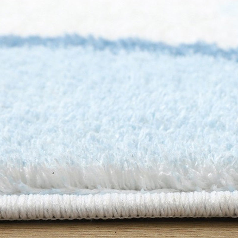 Green Modern Carpet Polyester Geometry Carpet Area Carpet Washable Carpet for Sitting Room