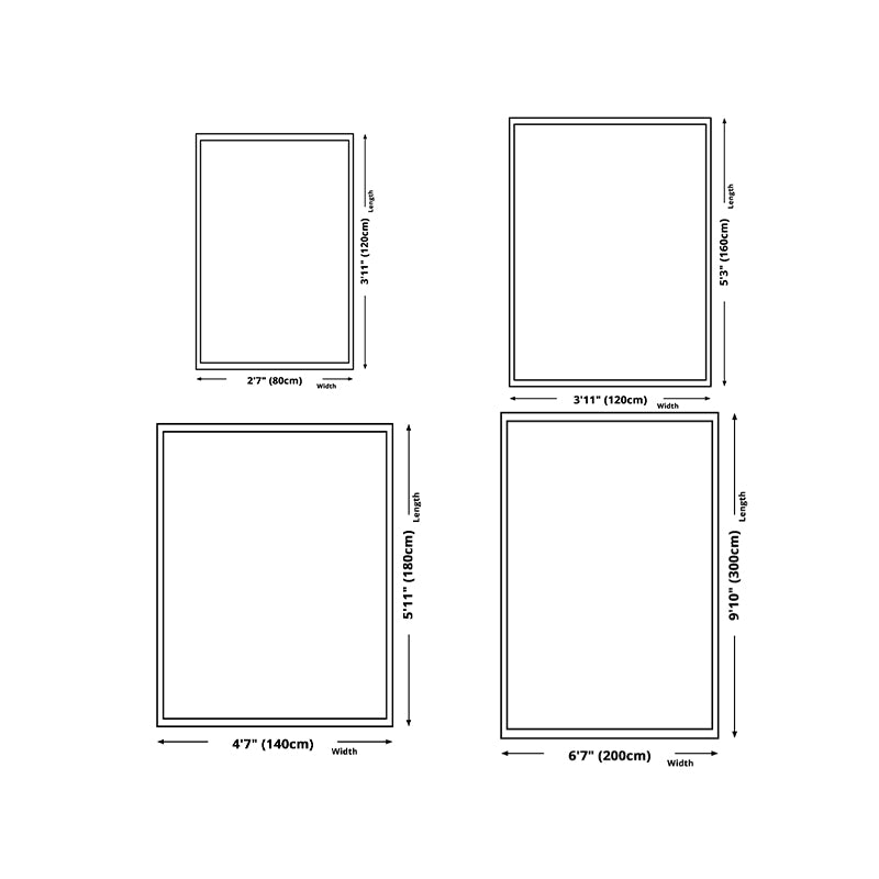 Dark Gray Gorgeous Rug Polyester Graphic Rug Stain Resistant Rug for Living Room