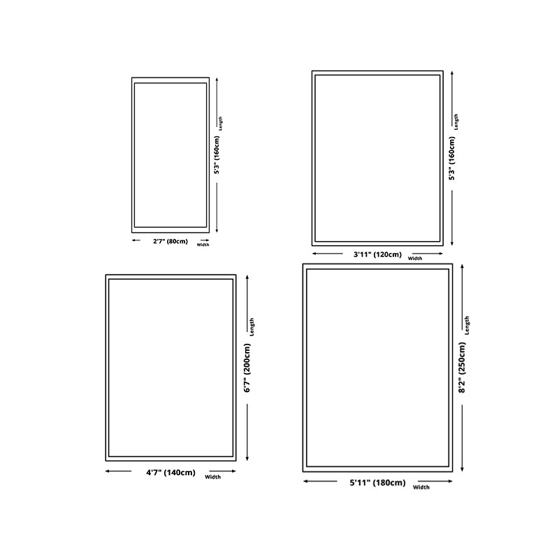 Light Brown Graphic Carpet Polyester Casual Carpet Washable Carpet for Home Decor