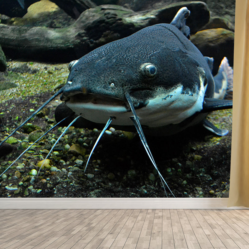 Fashionable Wall Mural Tropical Fish Pattern Drawing Room Wall Mural