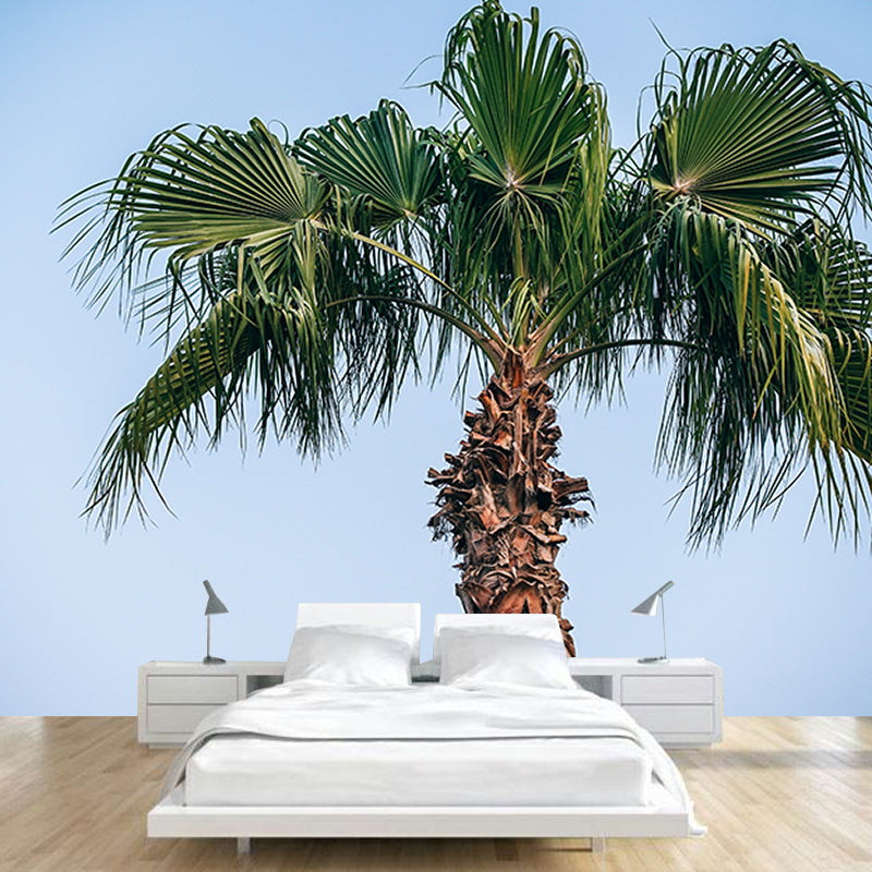 Fashionable Wall Mural Tropical Plant Leaf Printed Sitting Room Wall Mural