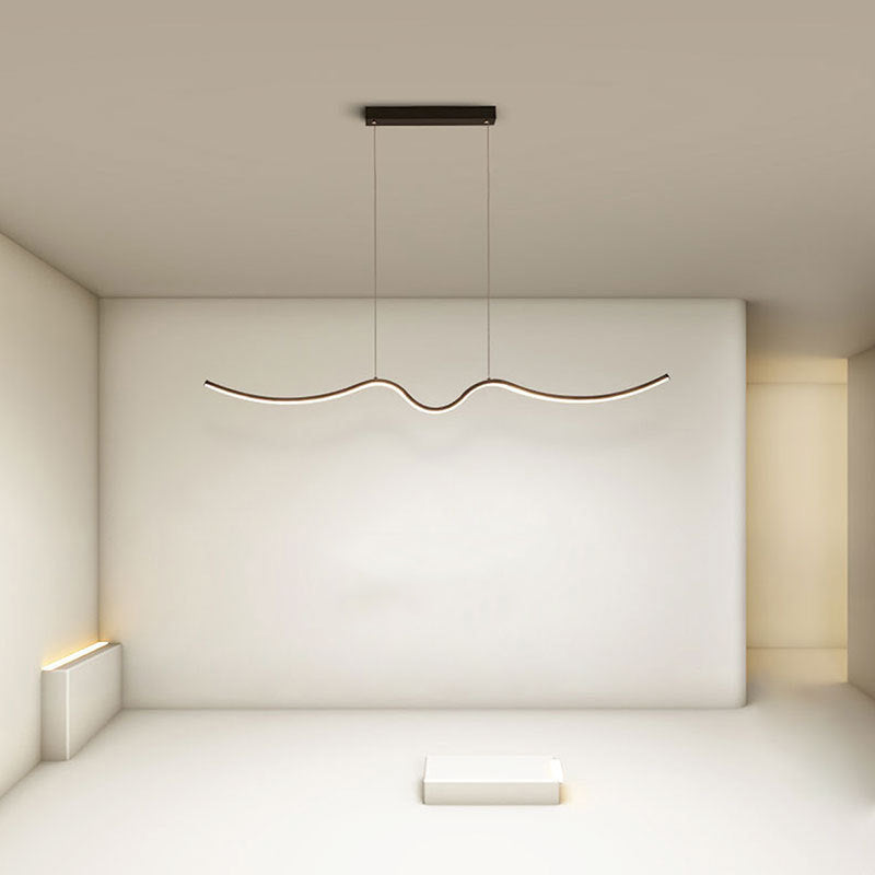 Modern Island Light Fixture Metal Dining Room Island Pendant Light