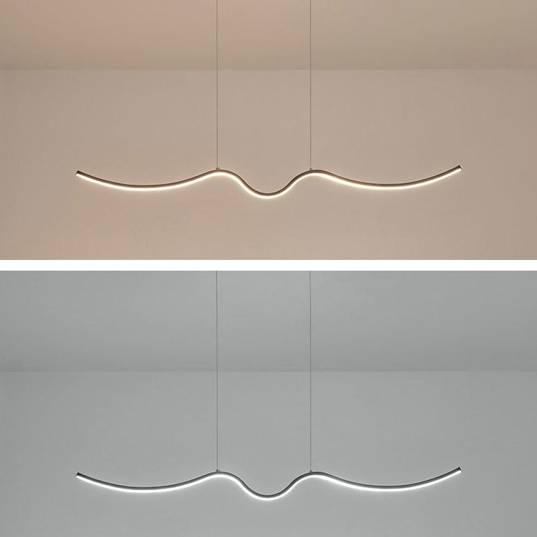 Modern Island Light Fixture Metal Dining Room Island Pendant Light