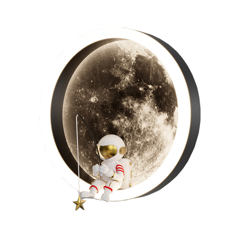 Children LED Wall Mount Light 1-Light Wall Light with Acrylic Shade for Kid's Room