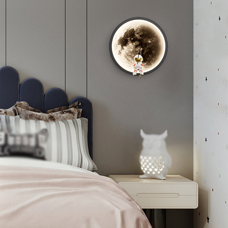 Children LED Wall Mount Light 1-Light Wall Light with Acrylic Shade for Kid's Room